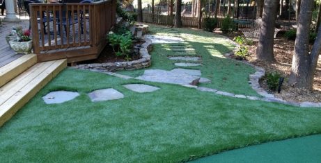 Synthetic Grass Built Into Your Landscape