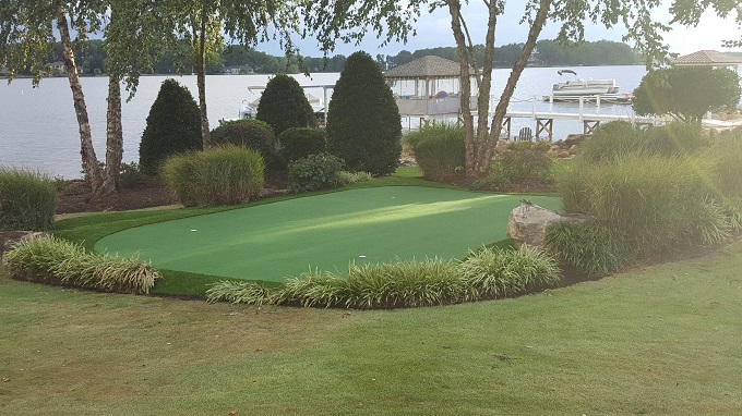 Putting Green and Landscaping